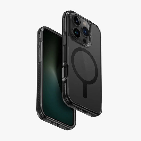 Uniq iPhone 16 Pro Max Hybrid Combat MagSafe Case | Carbon Black Uniq iPhone 16 Pro Max Hybrid Combat MagSafe Case | Carbon Black